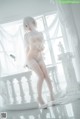 蠢沫沫 Cosplay 2B 白婚纱