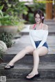 Very cute outdoor photo set of beautiful Natalee Achiel Steppe (24 photos)